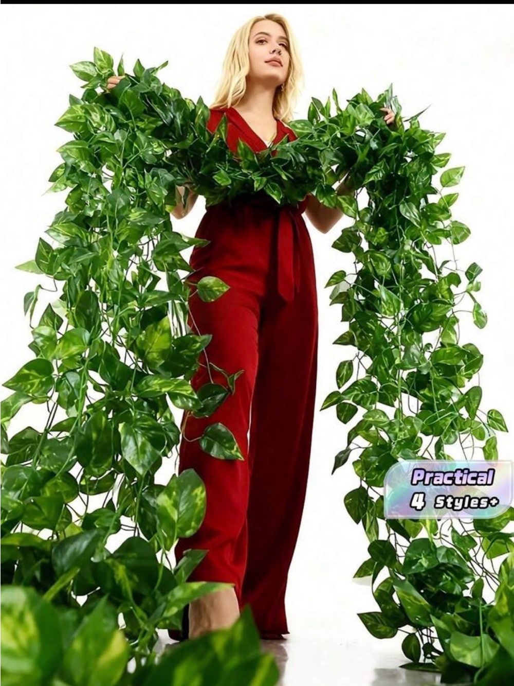 Artificial Ivy Garland Wall Decor - Green
